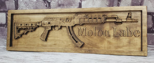 AK-47 Gun Sign