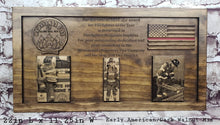 Load image into Gallery viewer, Customizable Firefighter Of The Year Plaque Fire Department Retirement Plaque
