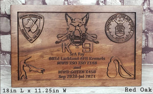 Customizable Plaque For Logos And Wording