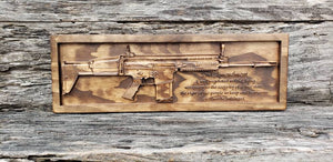 Special Forces Rifle With Second Amendment