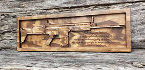 Special Forces Rifle With Second Amendment