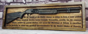 Shotgun With United States Constitution