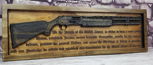 Shotgun With United States Constitution