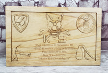 Load image into Gallery viewer, Customizable K-9 Sign