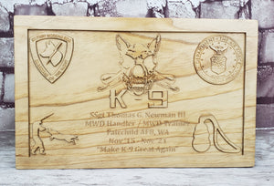 Customizable K-9 Sign