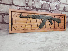 Load image into Gallery viewer, Classic AK-47 Gun With Name Background