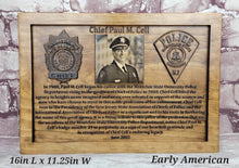 Load image into Gallery viewer, Customizable Retirement Military Plaque With Photos