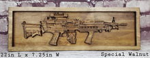 Load image into Gallery viewer, M249 SAW Light Machine Gun Custom Name Sign