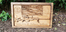 Load image into Gallery viewer, Customizable American Flag With Sniper Rifle