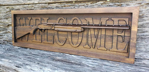 Shotgun Welcome Sign