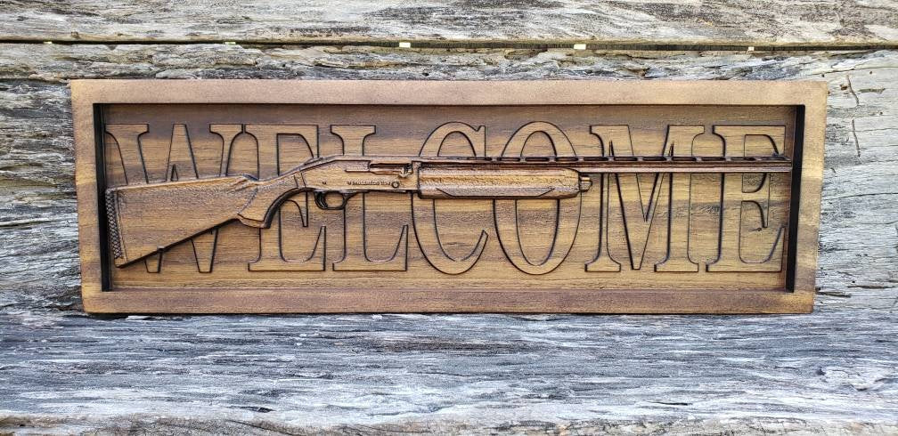 Shotgun Welcome Sign