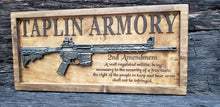 Load image into Gallery viewer, Customizable AR-15 Rifle With Second Amendment &amp; Custom Wording