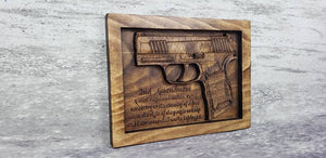 Handgun With Second Amendment