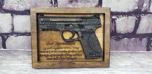 Handgun With Second Amendment