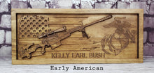 Load image into Gallery viewer, Customizable Sniper Rifle With American Flag &amp; Custom Wording &amp; Logo