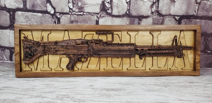 Machine Gun Name Sign