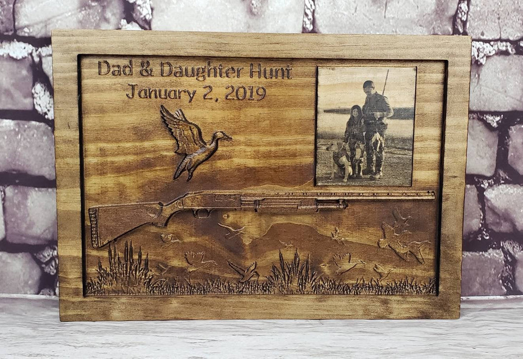 Customizable Hunting Plaque With Photo