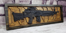 Load image into Gallery viewer, Machine Gun With Name Behind Gun