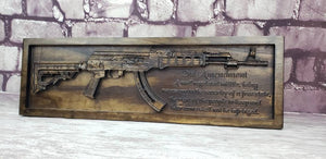 AK-47 With Second Amendment